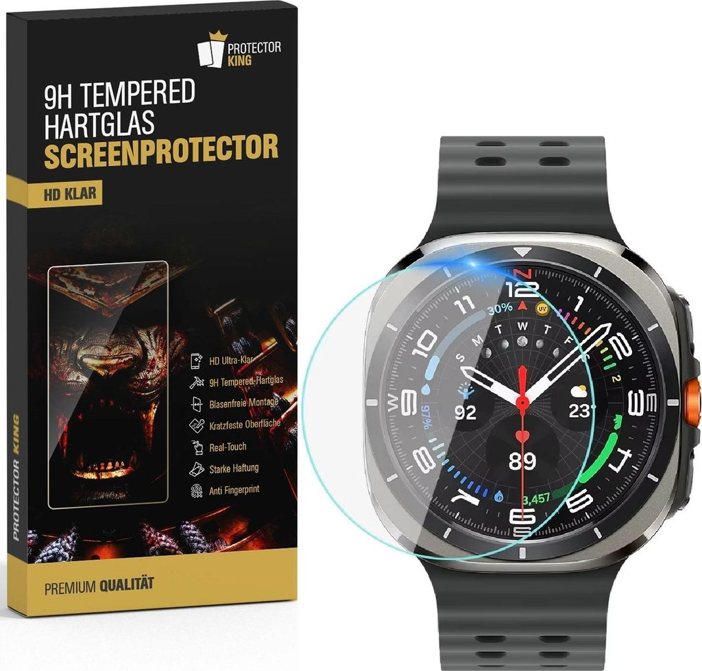 5x 9H Panzerglas für Samsung Galaxy Watch Ultra 47 mm HD Produktbild 