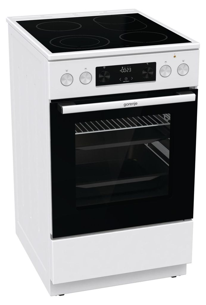 Gorenje GECS5C60WPA Standherd 50 cm Breite, weiß