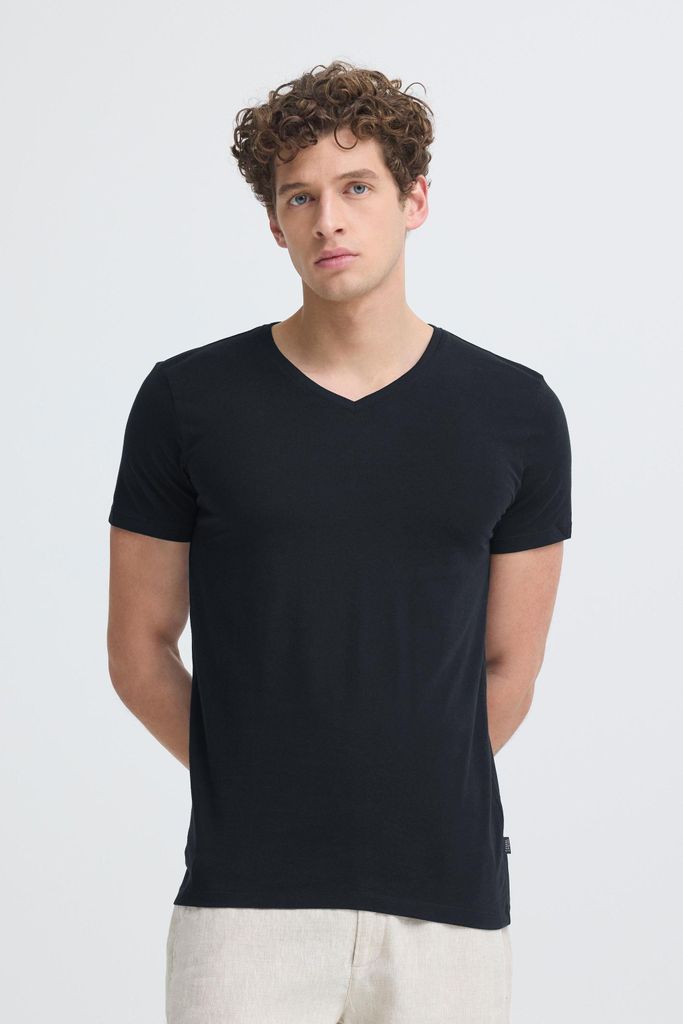 Casual Friday CFLINCOLN Herren T-Shirt kurzarm Shirt 2er Pack Baumwollmischung Slim Fit