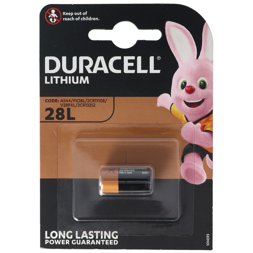 Duracell Photobatterie PX28L Lithium 6V 150mAh, 2CR11108, Produktbild 