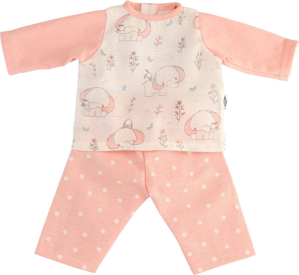 Schildkröt Puppenkleidung (Schlafanzug rosa, für Puppe Gr. 37) 0037034