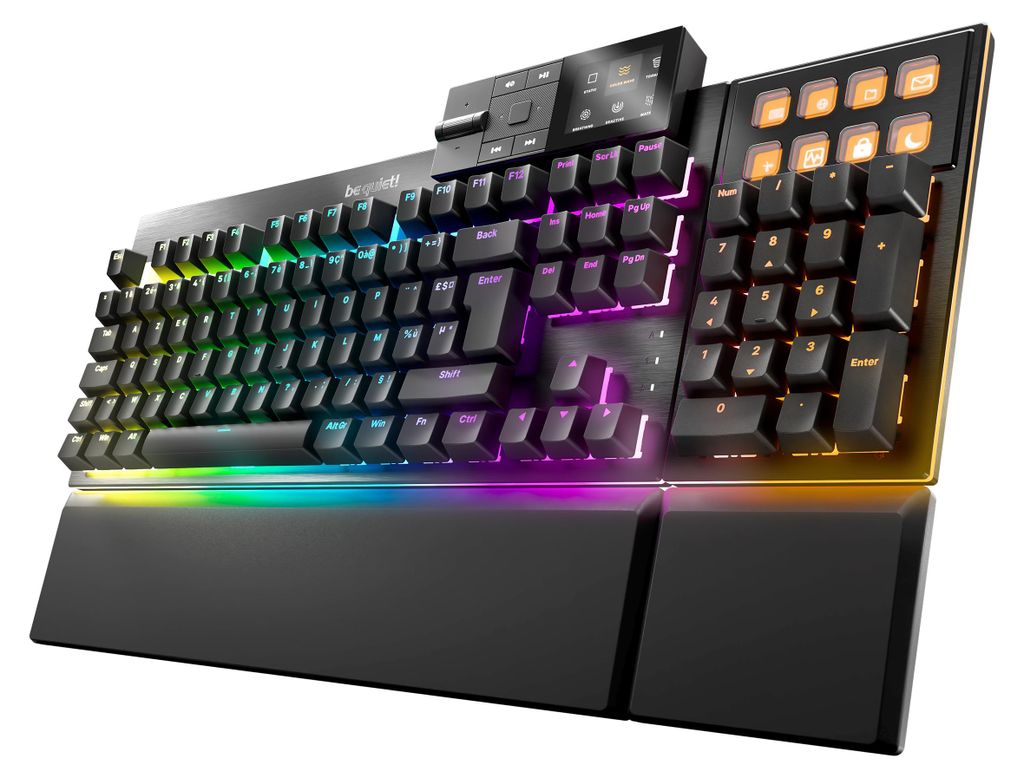 be quiet! Dark mount Silent Linear Gaming Tastatur USB FR Produktbild 