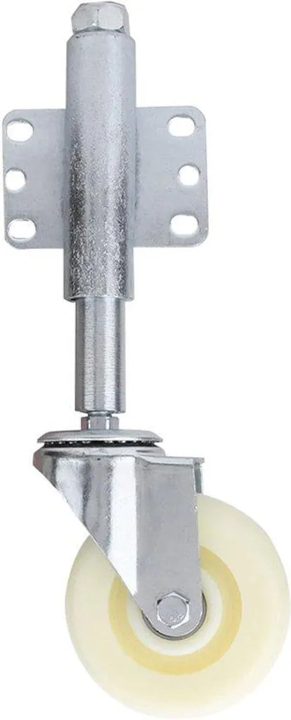 Roulette de portail robuste charge 50 kg en acier galvanisé antirouille