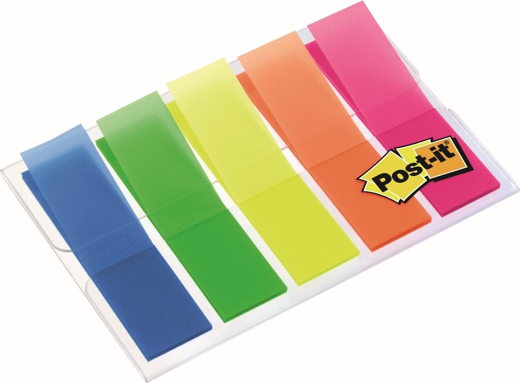 Post-it® 683HF5 Index - 11,9 x 43,2 mm, couleurs Image du produit 