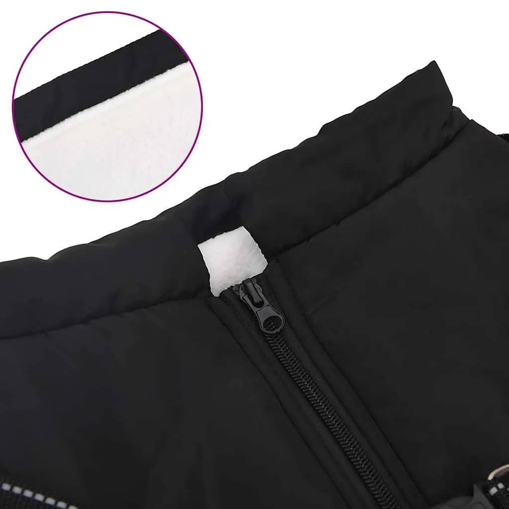 Cappottino Cane Nero L44 Impermeabile: Sicurezza e Stile Urban - 7