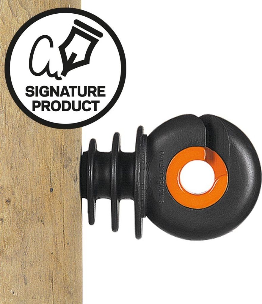 Gallagher Ring-Isolator XDI Hout (75 Stück) - Met Kern