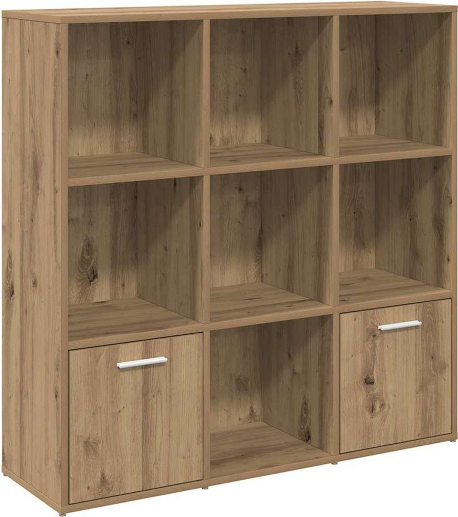 vidaXL Bücherschrank Artisan-Eiche 98x29x97,5 cm Holzwerkstoff