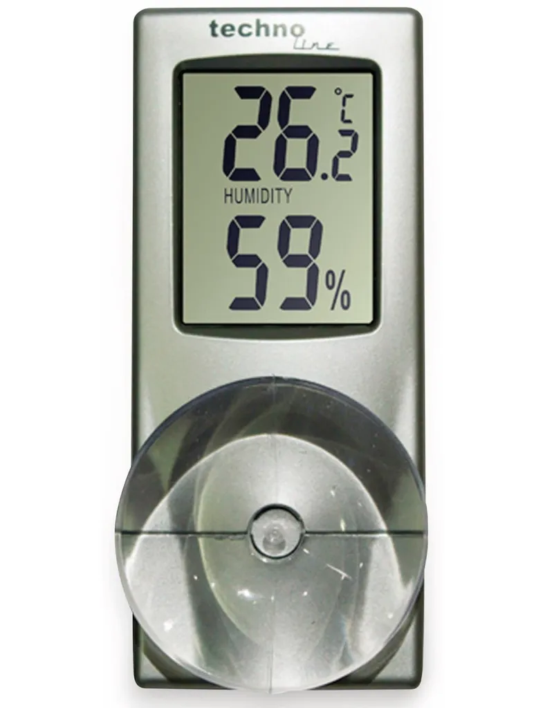 Thermo-hygromètre à capteur sensible et indicateur de confort visuel