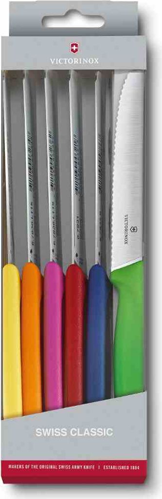 Victorinox Swiss Classic Tafelmesser 6 tlg. bunt Produktbild 