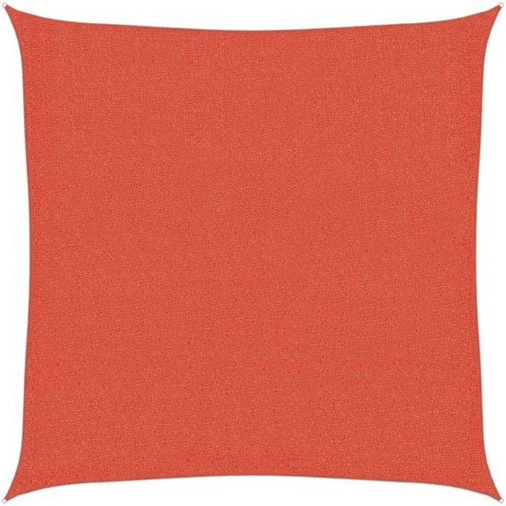 Terracotta-Vierkant-Schaduwdoek 3x3m HDPE Wind- und Wasserabweisend 90% UV-Schutz