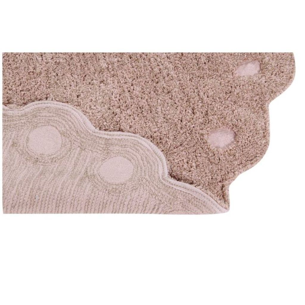 Baumwollteppich Kiefernzapfen nude - 130 x 180 cm