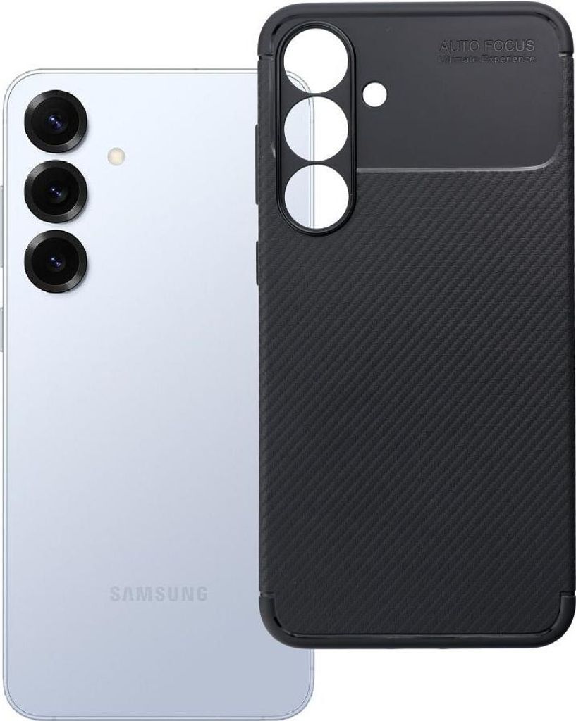 Case passend für Samsung S25 PLUS Carbon Premium black