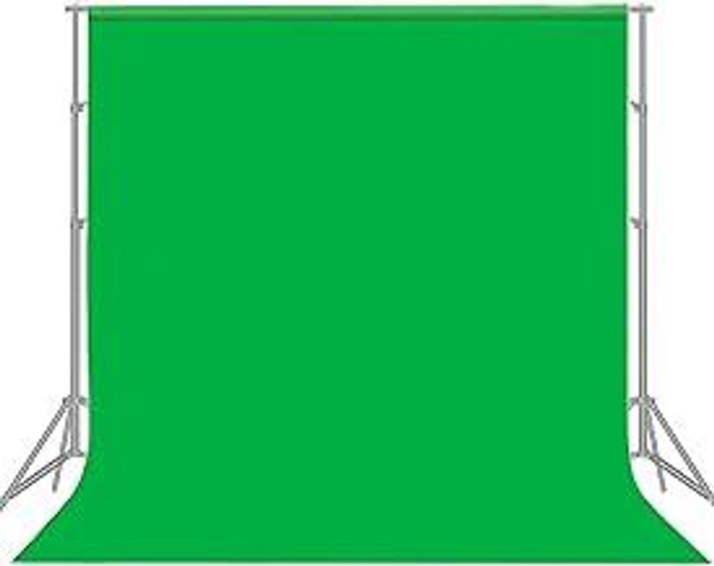 Green Screen Fotohintergrund 3x3 m, Bonvvie Faltenresistenter Fotografie Hintergrund Grün Chromakey Musselin Hintergrund für Photo Video Studio, ...