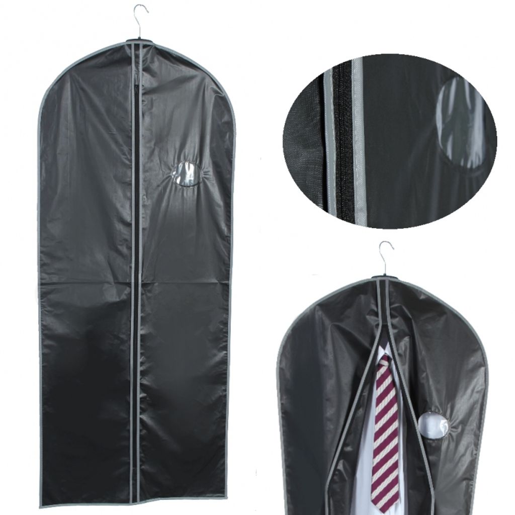 Kleidersack, 137 x 60 cm, schwarz
