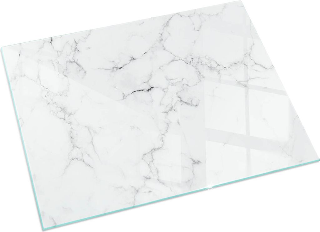 Marmormuster mit Aderung – Glasbodenplatte für – Kaminofen – Kaminplatte Glas – Schutzglas – Funkenschutzplatte –Glasbodenplatte Feuer...