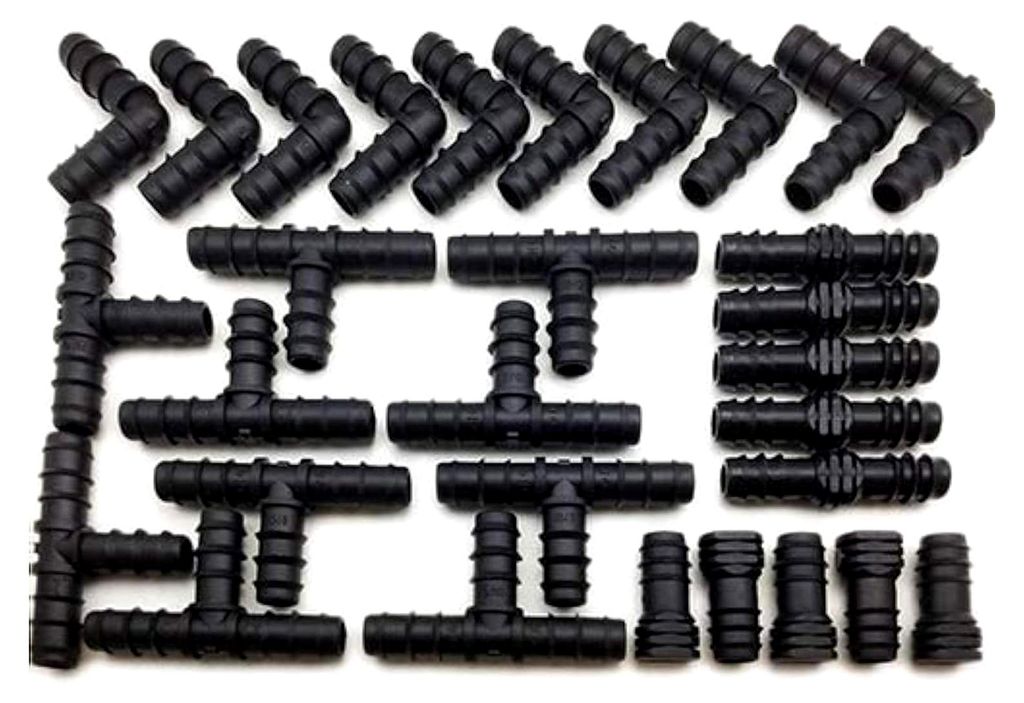 30 Verbindungsstücke für Gartenschläuche und Bewässerung, Innendurchmesser 13 mm