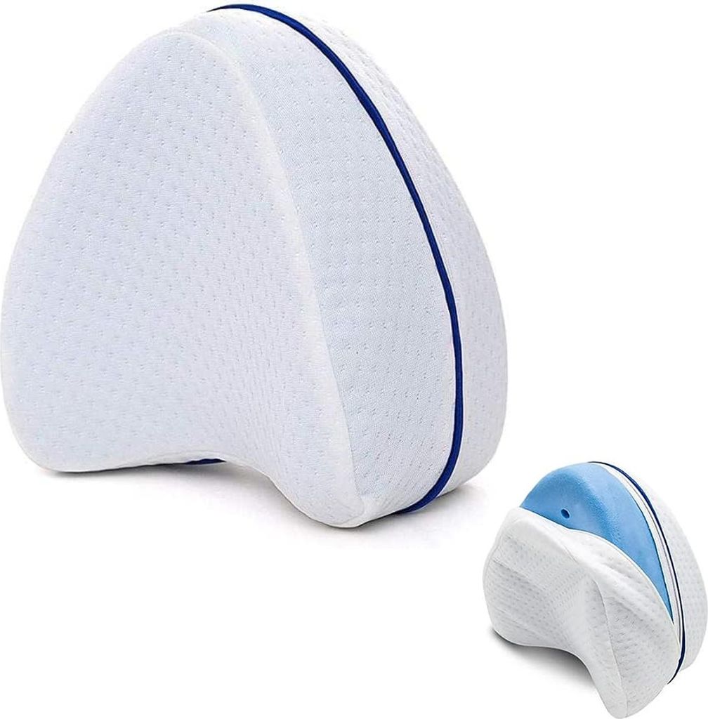 Dioxide Kniekissen Memory Foam – Ergonomisch Für Seitenschläfer, Waschbarer Bezug
