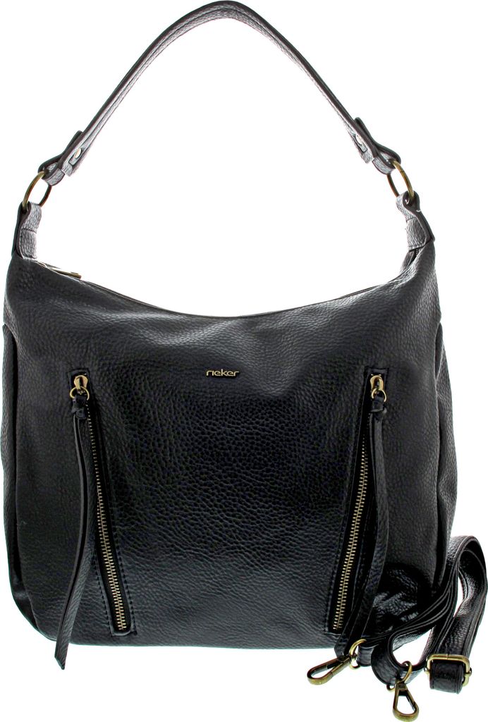 Rieker Damen Schultertasche mit zwei Ziereißverschlüssen Produktbild 