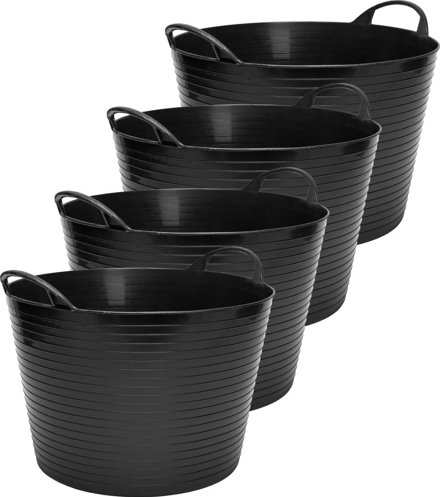 Garronda Flexibler Kunststoffkübel 4-Pack  26 L für Garten, Produktbild 