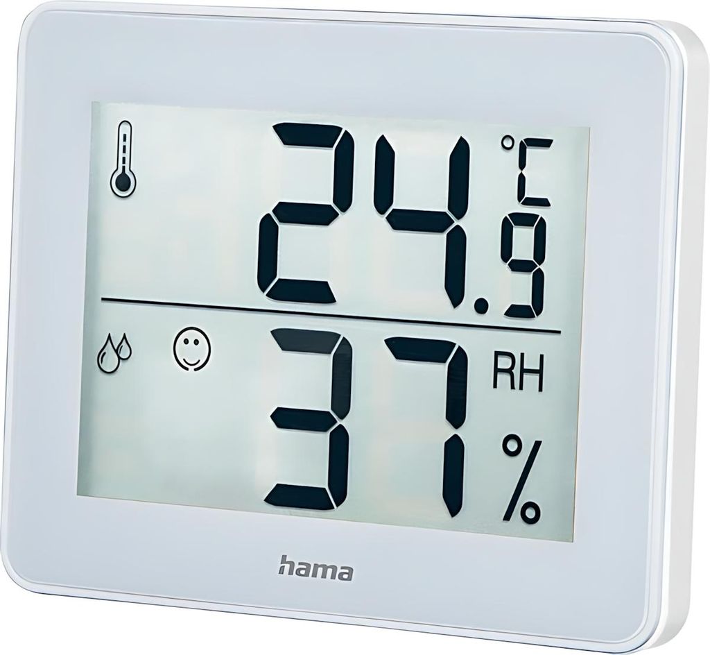 Hama TH-130, Weiß, Luftqualität, Innen-Hygrometer, Produktbild 