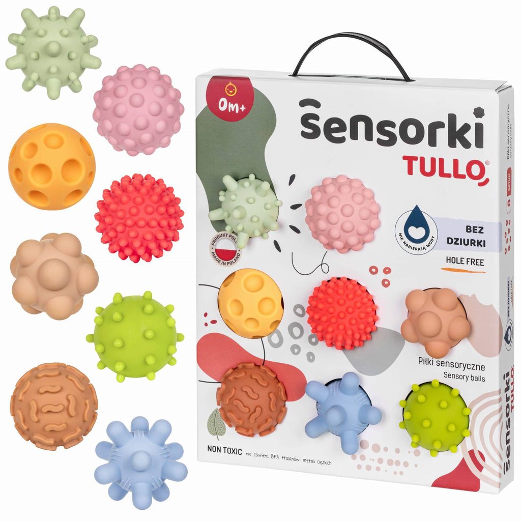TULLO Sensorikbälle 8 Stk. ohne Loch 74972 Produktbild 