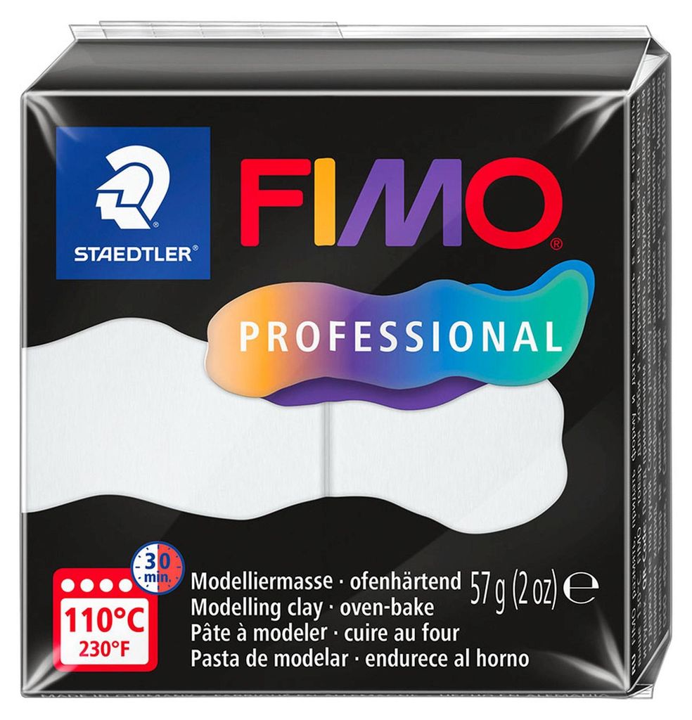FIMO Mod.masse Fimo prof 57g weiß Image du produit 
