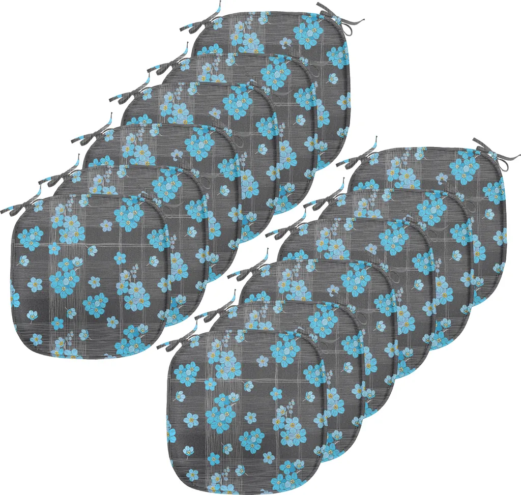 Coussins Décoratifs pour Sièges de Cuisine 40x40 cm Lot de 12 Pièces