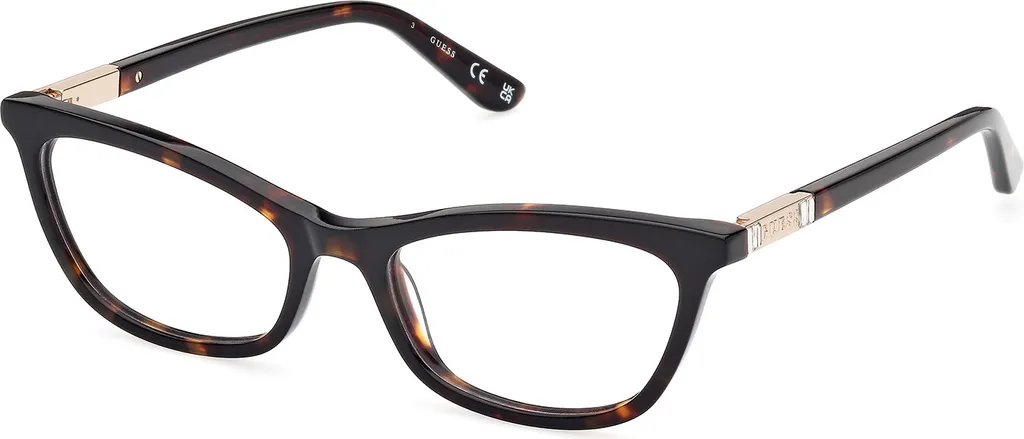 Lunettes femme Guess GU50198 : confort et style contre la fatigue 52mm
