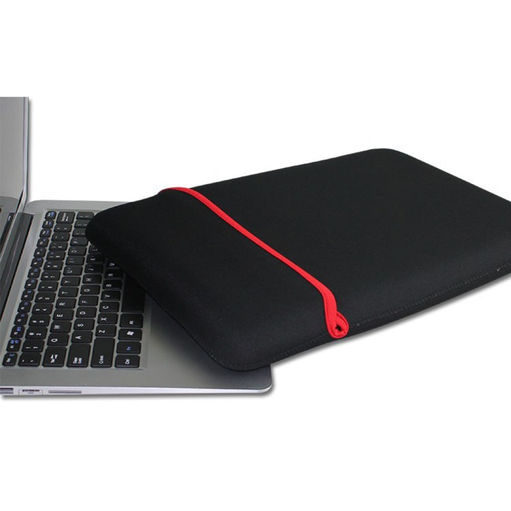 Neopren Sleeve 14" Zoll Hülle Case Etui Rot Notebook Netbook Laptop Tasche 