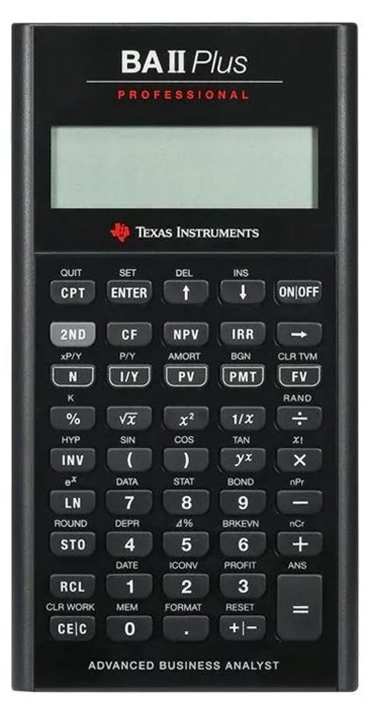 Fiabilisez vos calculs financiers avec la TI-BAII Plus Pro de Texas Ins.