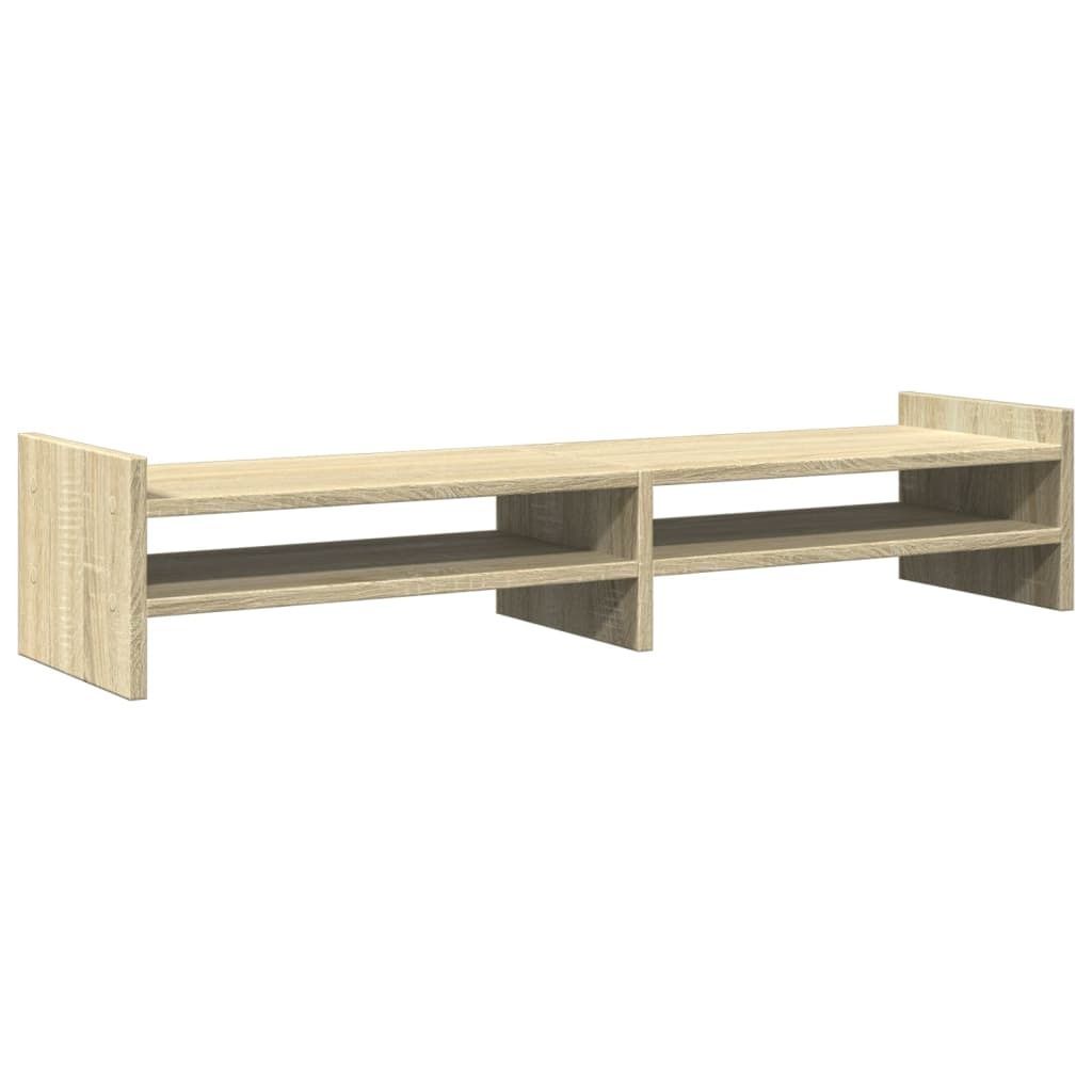 vidaXL Stojan na monitor Sonoma dub 100x27x20 cm materiál Obrázek produktu 