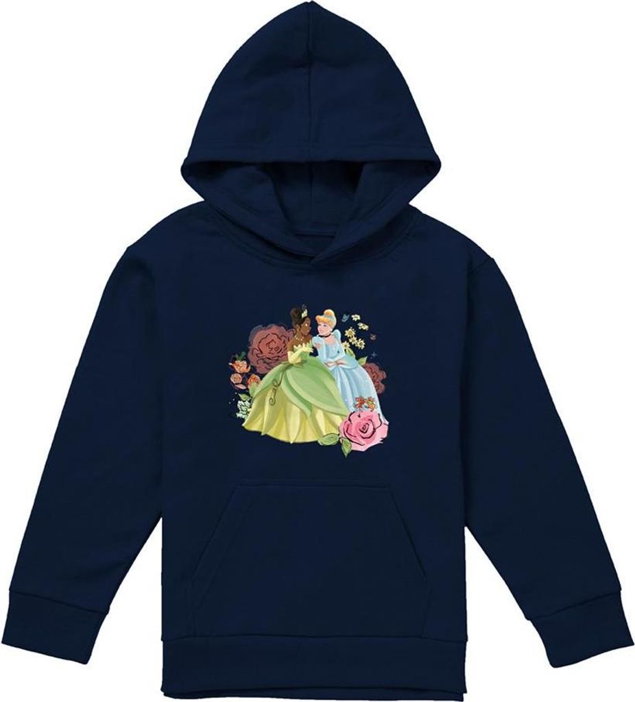 Disney Princess - "In The Garden" Kapuzenpullover für Kinder TV22174 (152-158) (Marine)