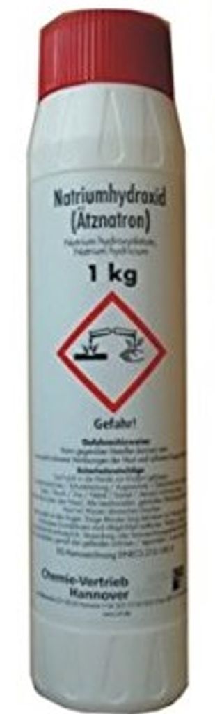 Exclusiv-Handel Natriumhydroxid - 1kg in Perlen
