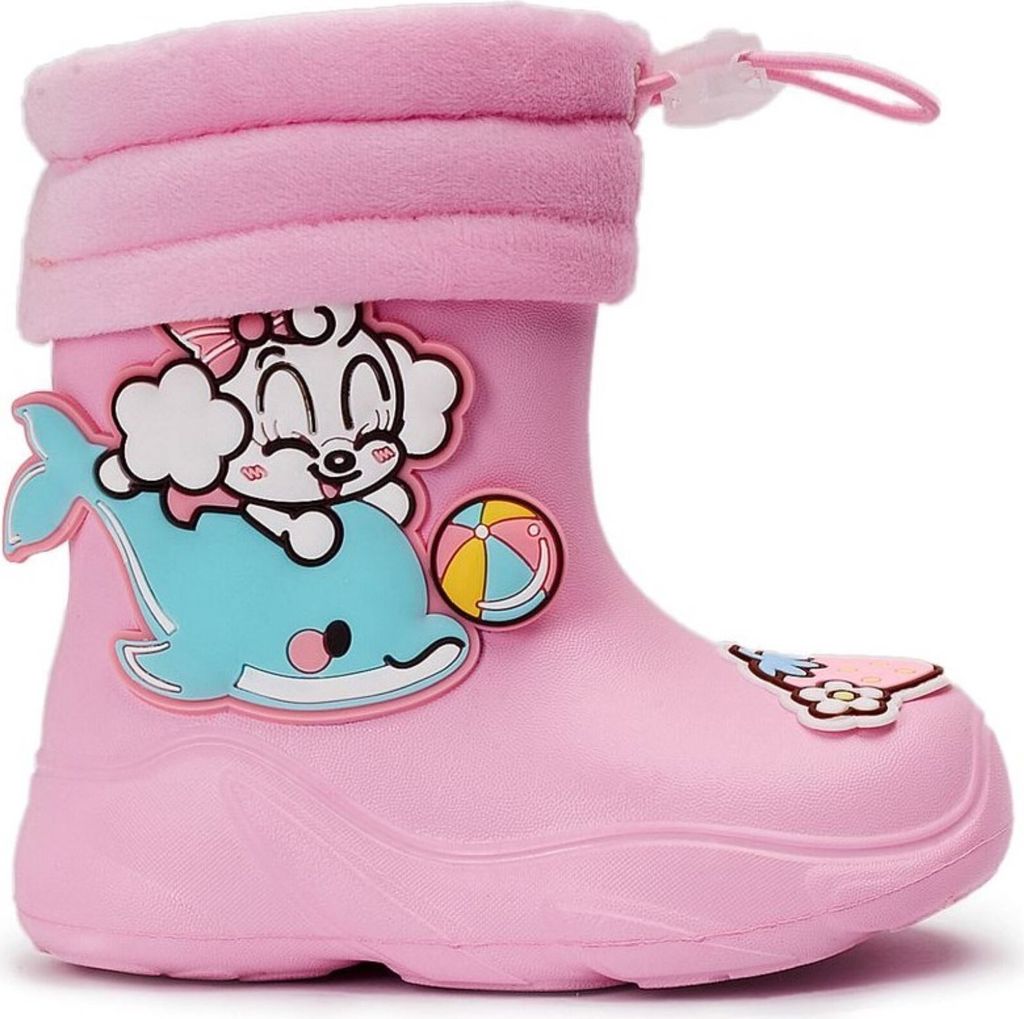 Kinder Gummistiefel Schaum Jungen Mädchen Erwärmen Gartenschuhe Missi Rosa Gr.28