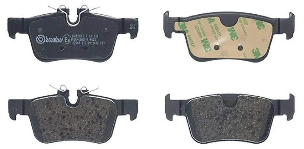 Garnitures de frein BREMBO P 86 030 avec système anti-bruit intégré