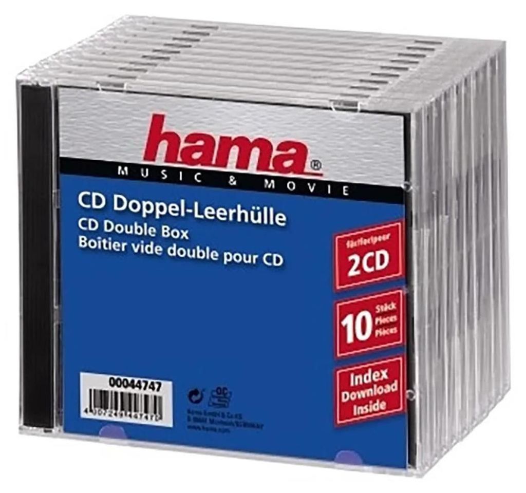Hama CD Doppio Box 10er Jewel-Case 44747 Immagine del prodotto 
