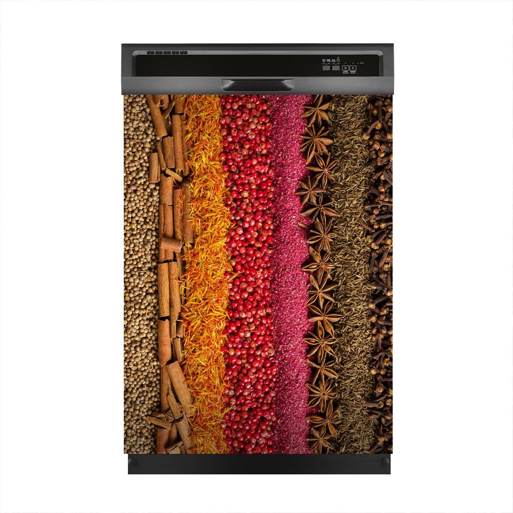 Magnete Dekorative 60x80 cm Küche Magnetmatte Spülmaschine - Gewürze Gemüse