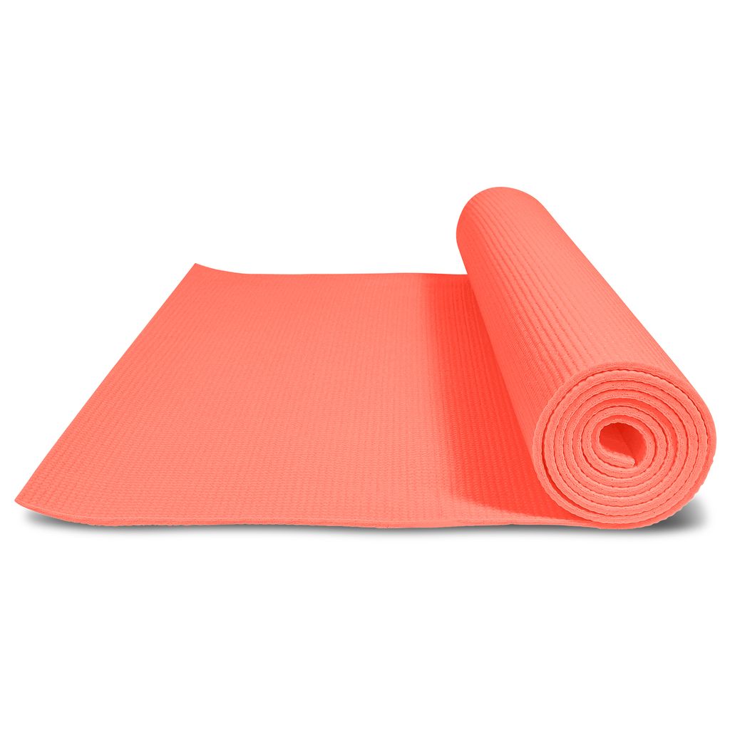 Fitnessmatte 1cm orange Sportmatte Gymnastikmatte Yoga Matte Pilates Unterlage 