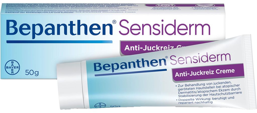 Bepanthen Sensiderm, crema anti-prurito, riduce il prurito Immagine del prodotto 