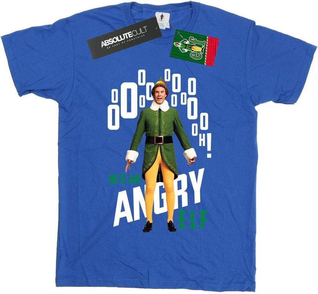 Elf - "Angry Elf" T-Shirt für Damen BI21781 (M) (Königsblau)