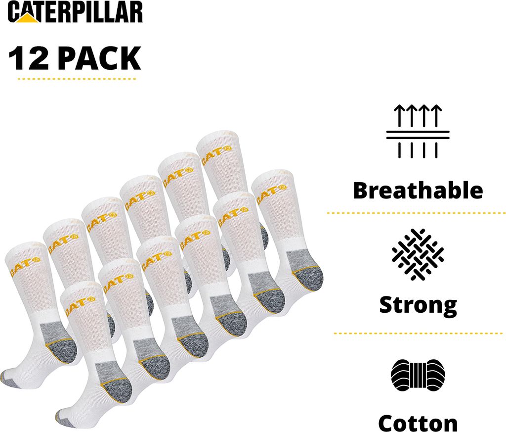 Caterpillar 12 Paar Socken / Arbeitssocken Verstärkte Produktbild 3