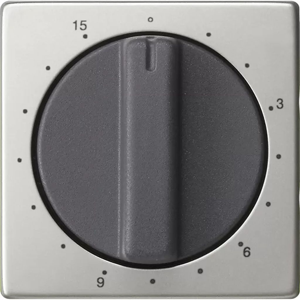 Gira 0640600 Abd. Knebel Zeitschalter 15 min System 55 Edelstahl