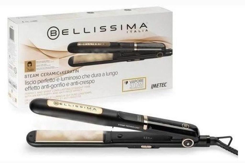 Bellissima Straightener MY PRO STEAM CERAMIC & KERATIN B28 Productafbeelding 