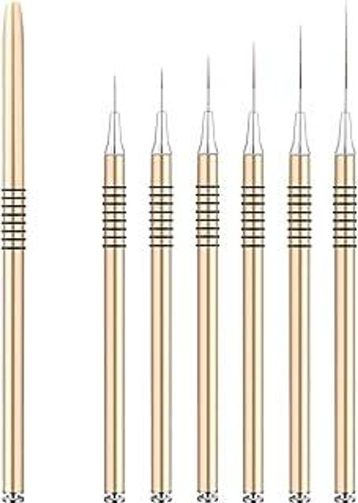 Xynovate Nagelkunstpinsel, Nagel Pinsel Dünn, Nagelkunst Liner Pinsel, Malerei Kunst Design Pinselset für lange Linien, Feines Zeichnen, DIY Nail...