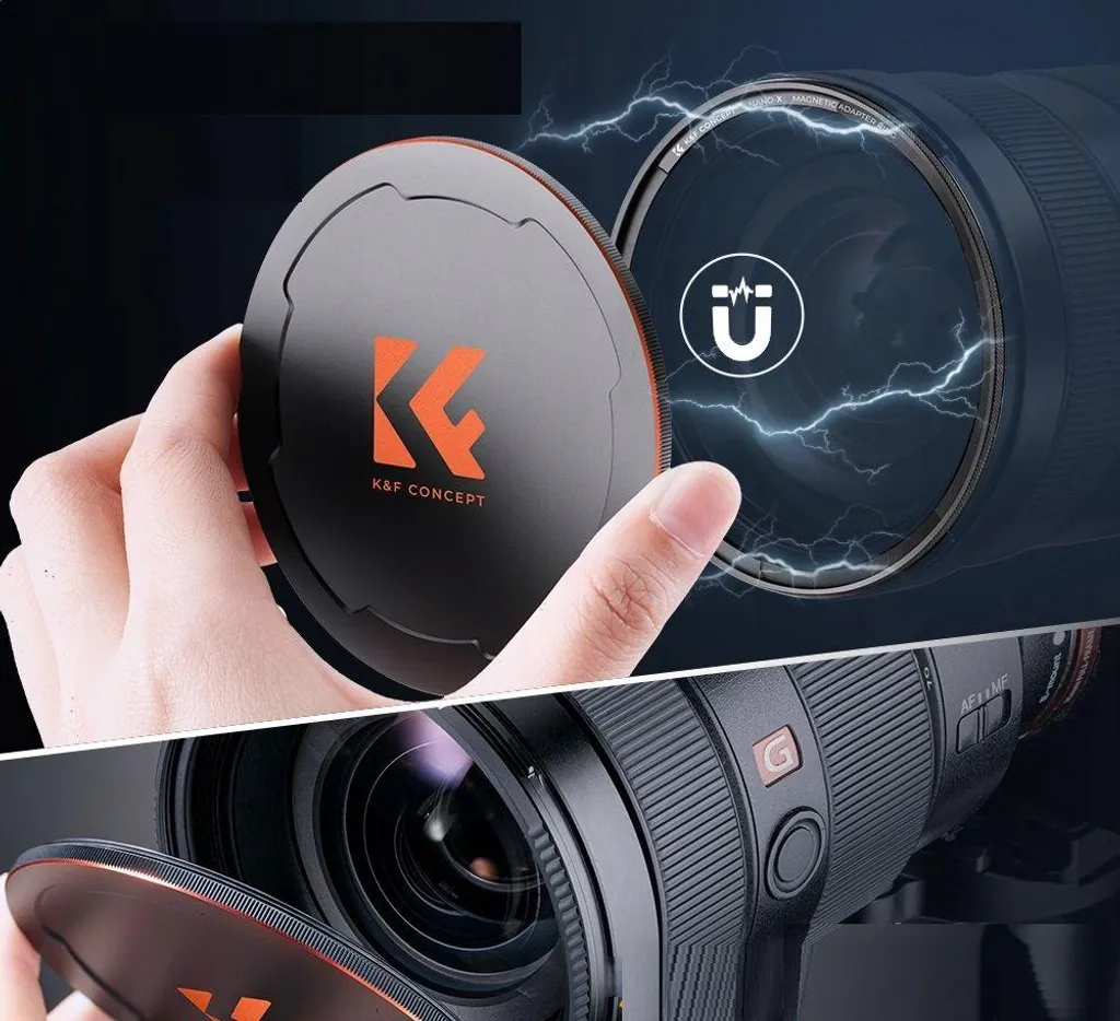 Kit Filtre Polarisant CPL Magnétique K&F Concept 49mm SKU.1700 Pro