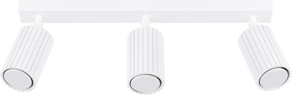 Plafond KARBON 3L weiß 3xGU10 10W Aluminium 16.5x6.5x45cm Sollux Lighting