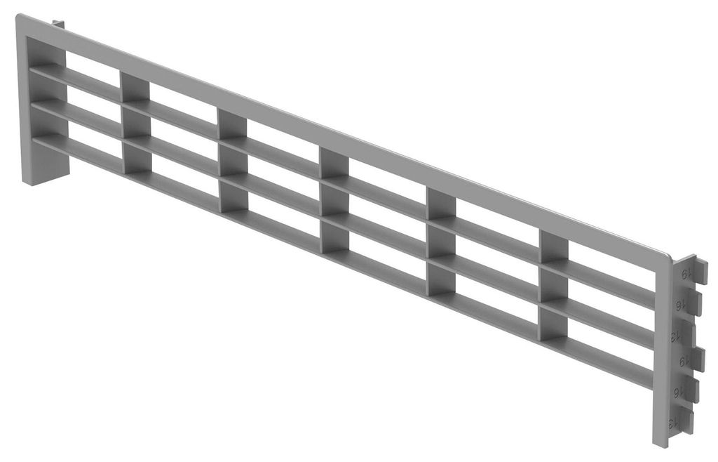 Griglia di ventilazione SOTECH per zoccolo 396 x 83 mm – Immagine del prodotto 