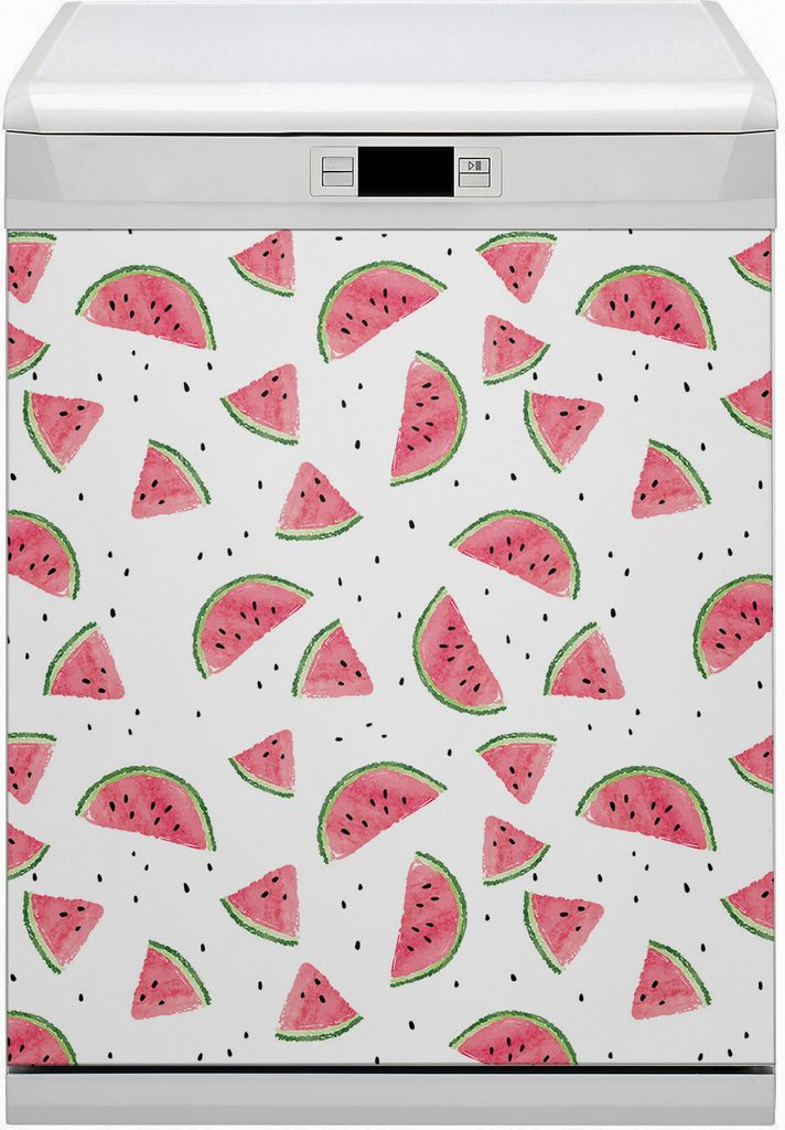 Magnete Küche Magnetmatte Magnet für Spülmaschine Abwaschbar Nachbildung 60x80 cm - Wassermelonenregen