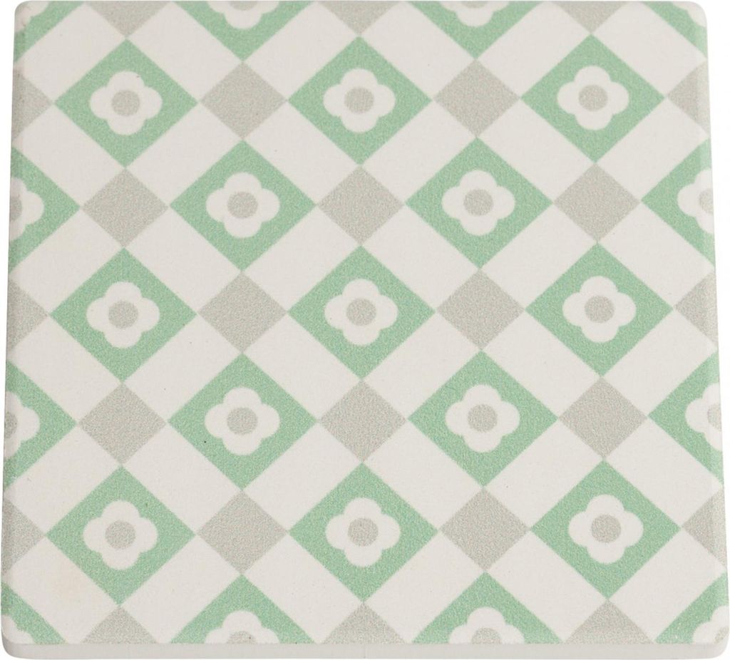 Medina Untersetzer Safi, Keramik/Kork, 9,5 x 9,5 x 0,75 cm, Produktbild 