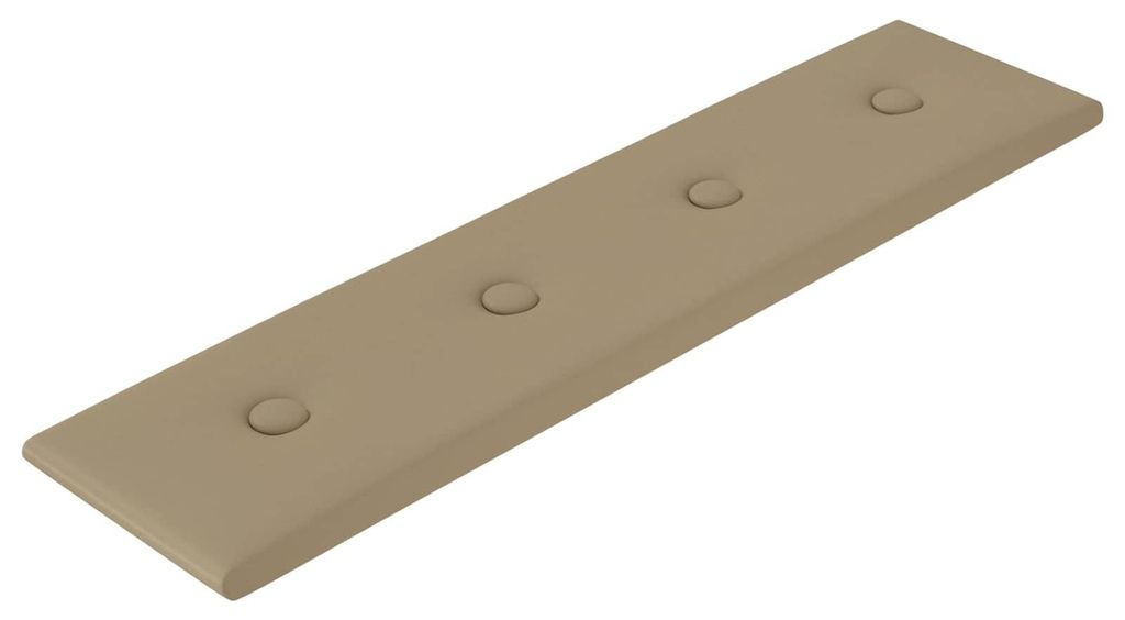 vidaXL Wandkopfteilen 12 pcs Cappuccino 60 x 15 cm Kunstleder